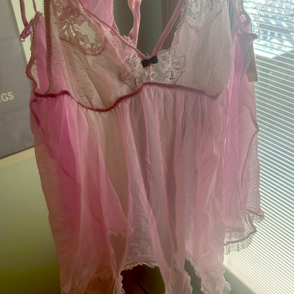 Brand new teddy Victoria Secret open back